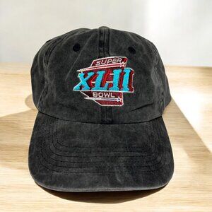 Super Bowl XLII Cap Hat Distressed Authentic Retro Sport by Reebok Made In USA